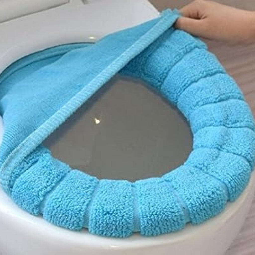 Warm Toilet Seat Cover – Soft, Washable & Universal Fit