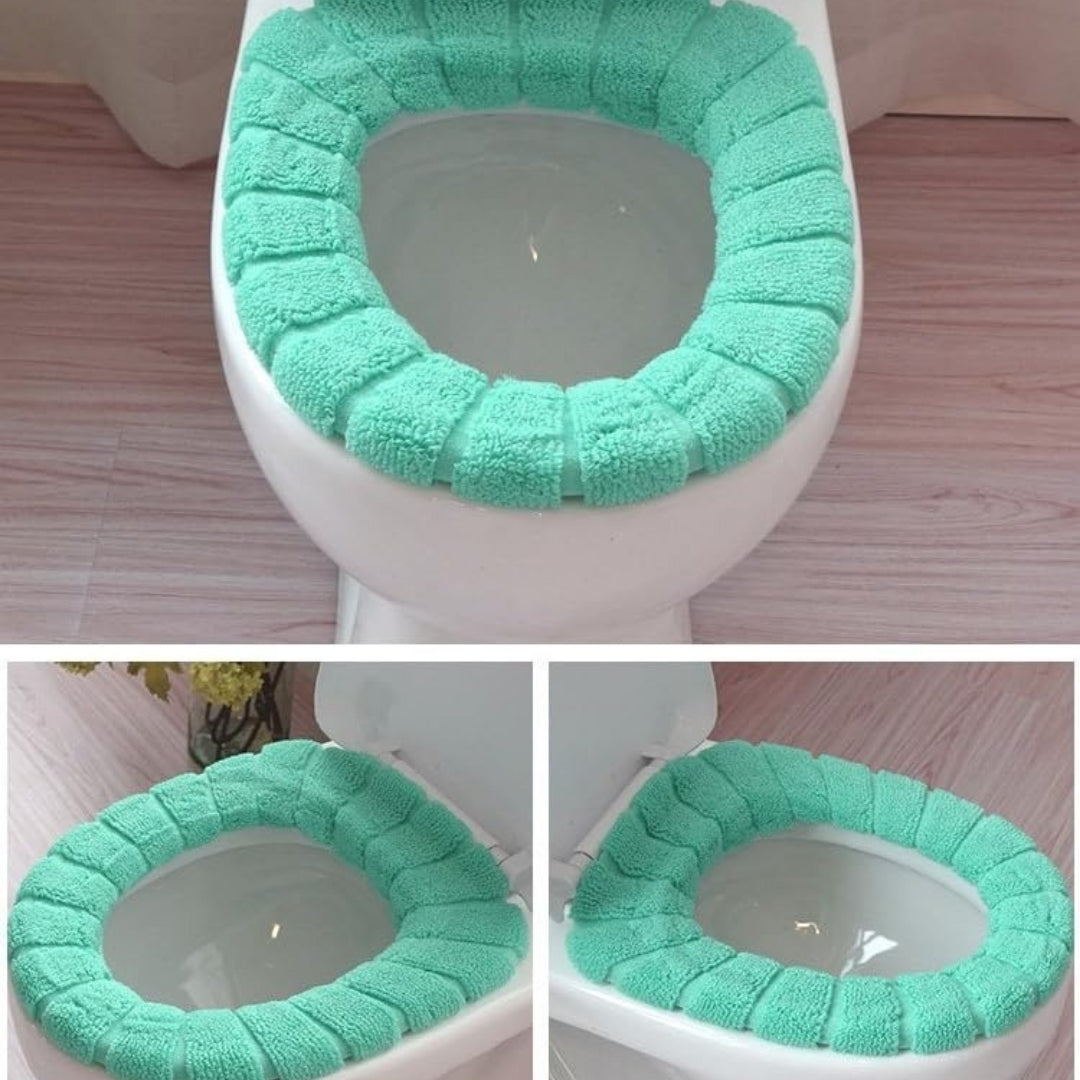 Warm Toilet Seat Cover – Soft, Washable & Universal Fit