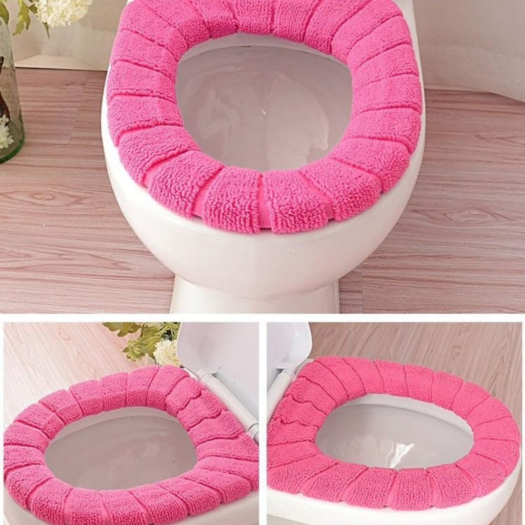 Warm Toilet Seat Cover – Soft, Washable & Universal Fit