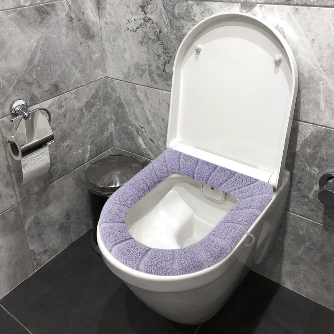 Warm Toilet Seat Cover – Soft, Washable & Universal Fit