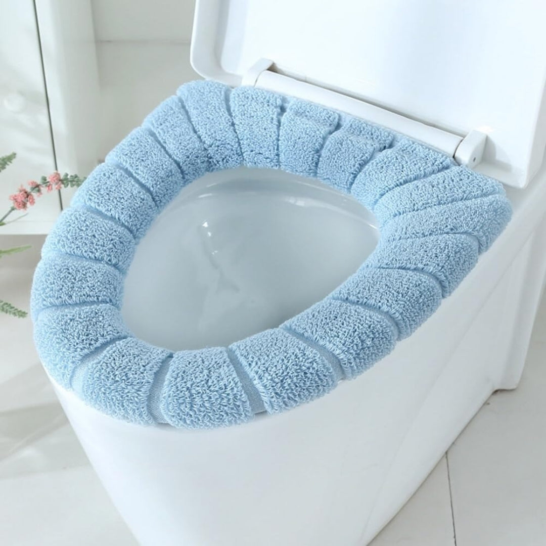 Warm Toilet Seat Cover – Soft, Washable & Universal Fit