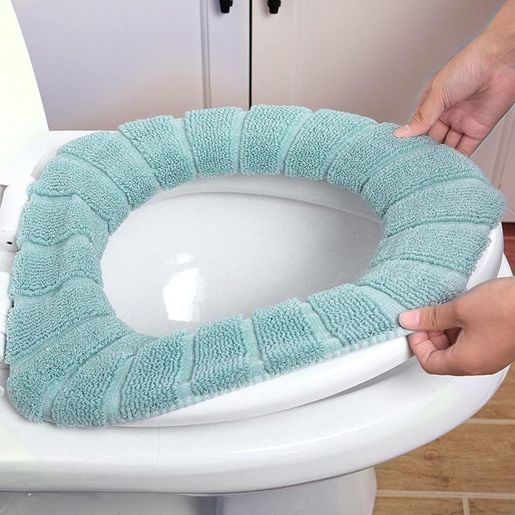 Warm Toilet Seat Cover – Soft, Washable & Universal Fit