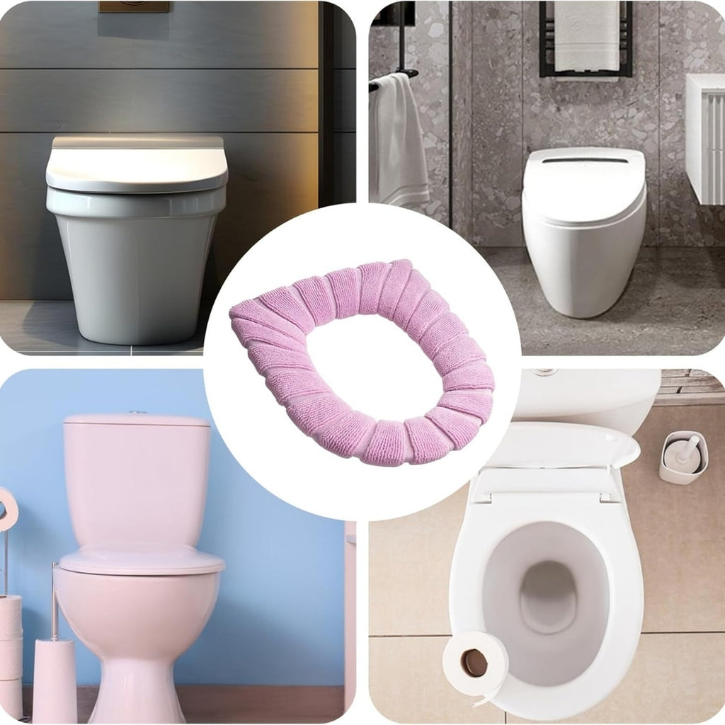 Warm Toilet Seat Cover – Soft, Washable & Universal Fit