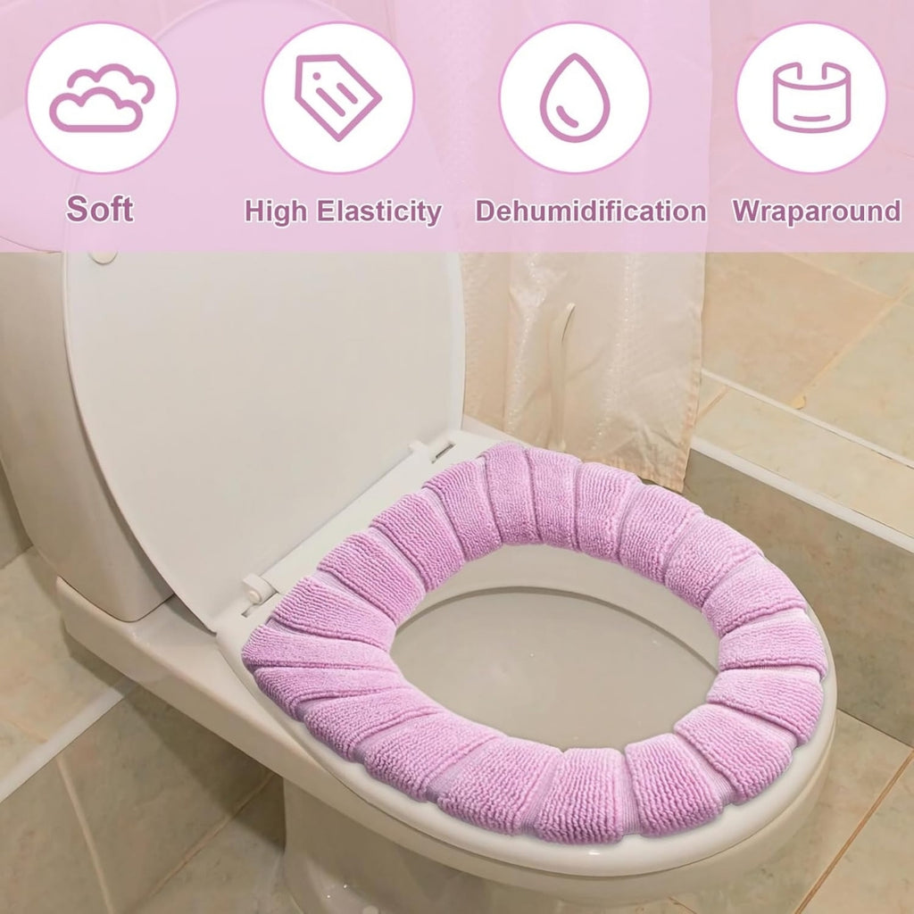Warm Toilet Seat Cover – Soft, Washable & Universal Fit